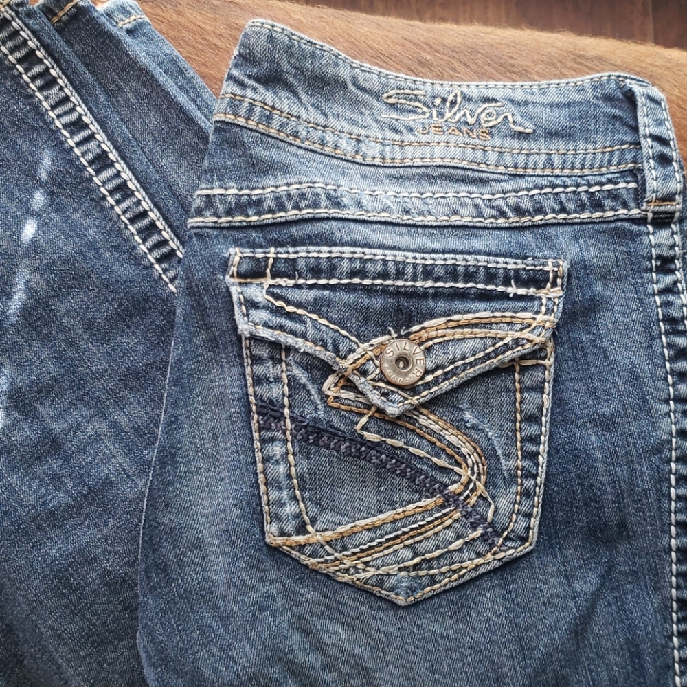 Suki silver jeans